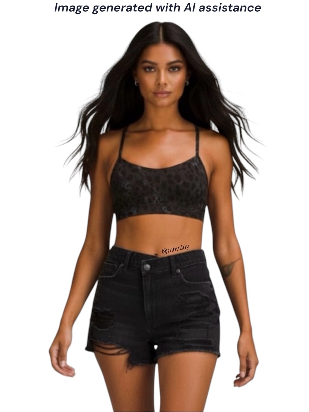 American Eagle size 0 asymmetrical button black mom shorts